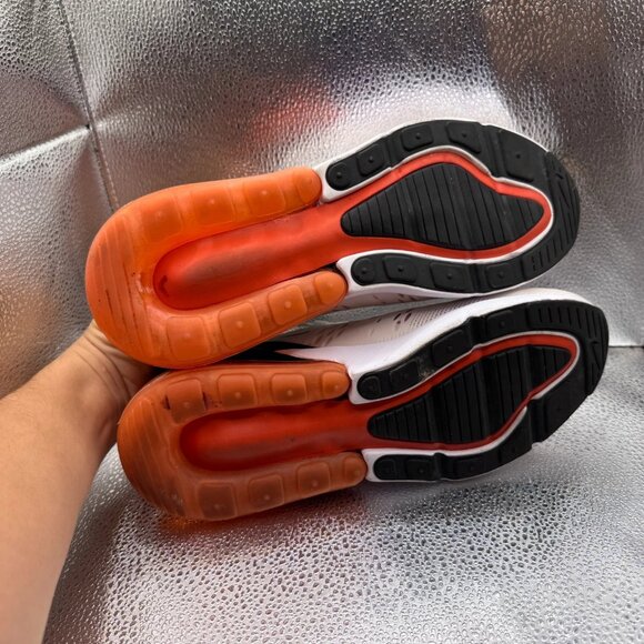 Size 8 Nike‎ Air Max 270 White Mantra Orange Womens Running Shoes DZ4439-100 - Picture 9 of 9